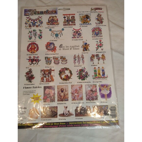 New JONES TONES VINTAGE COLOR IRON-ON TRANSFER #908 Santa Bear 9" x 9" - Picture 3 of 8